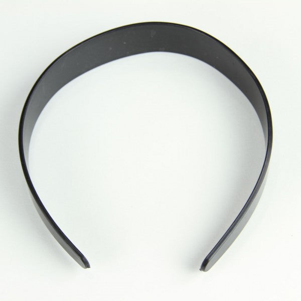 1" HEADBAND BLACK 12PC/PKG