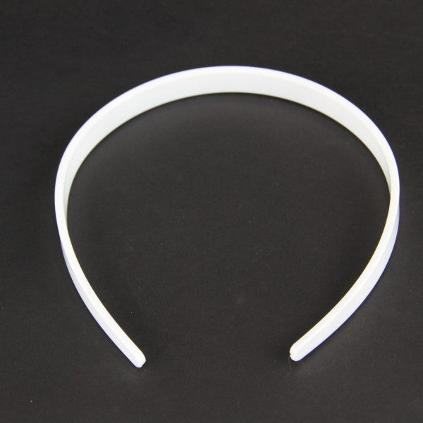 1/2" HEADBAND WHITE 12PC/PKG
