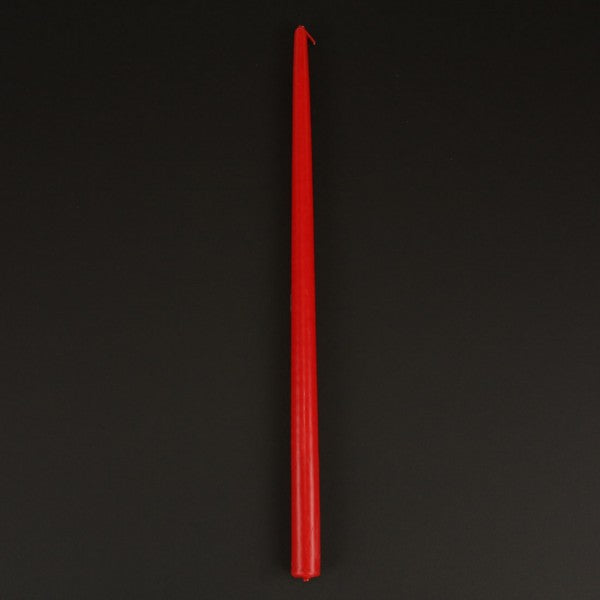 18" TAPER CANDLE 1DZ/BX RED