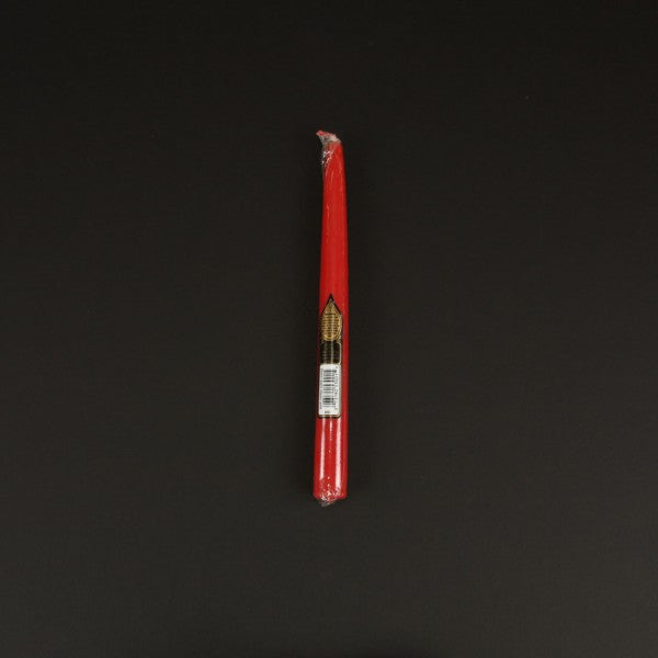 10" TAPER CANDLE RED   CS/12