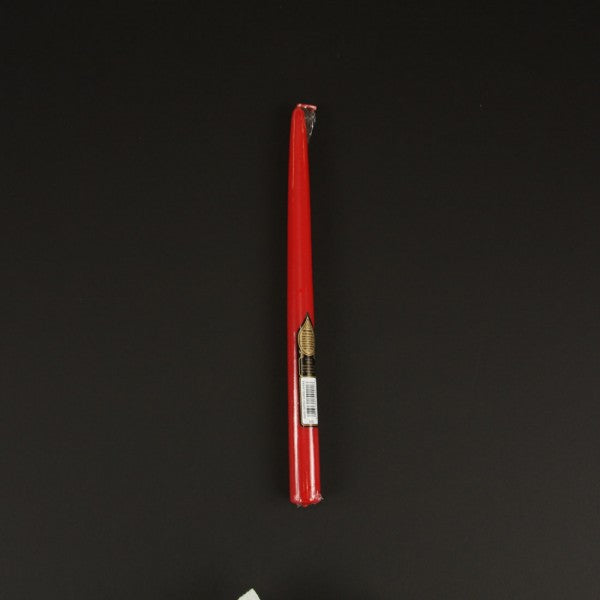 12" TAPER CANDLE  RED  CS/12