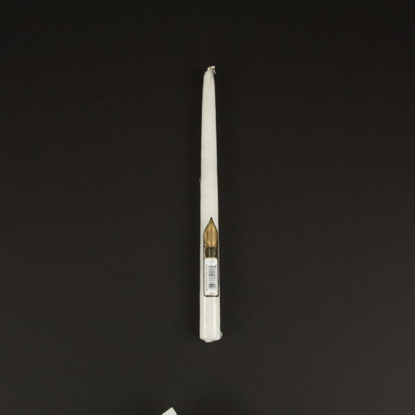 12" TAPER CANDLE WHITE  CS/12