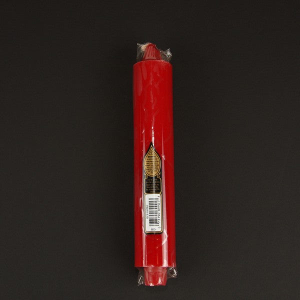 1.5 X 9"CANDLE W/PEG 48/CS RED