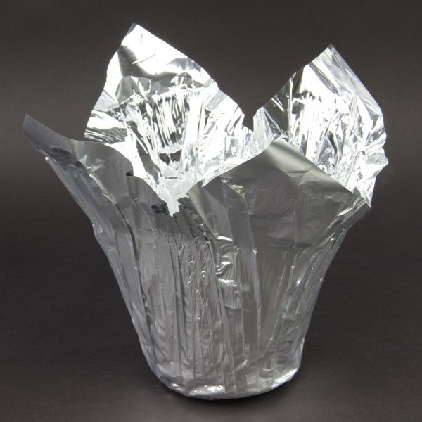 6"POT COVER X1 MATTE SILVER