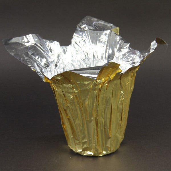 6"POT COVER X1 MATTE GOLD
