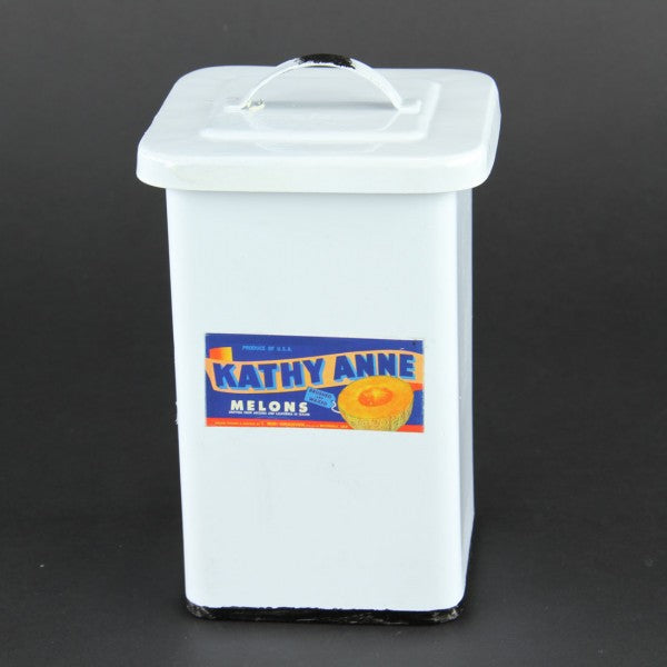 8.25"MARV.ENAMEL CONTAINR M25
