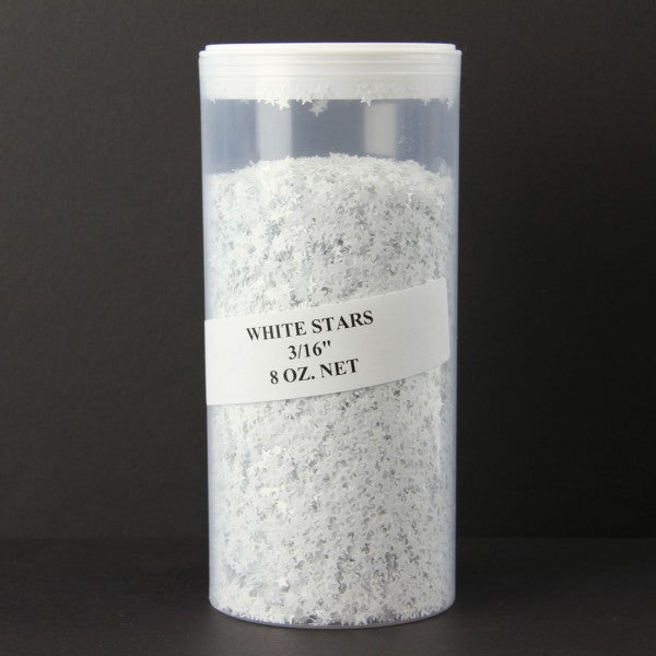 3/16" STARS 1/2LB WHITE