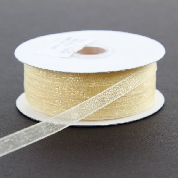 1/4"X25YD CHIFFON IVORY A4