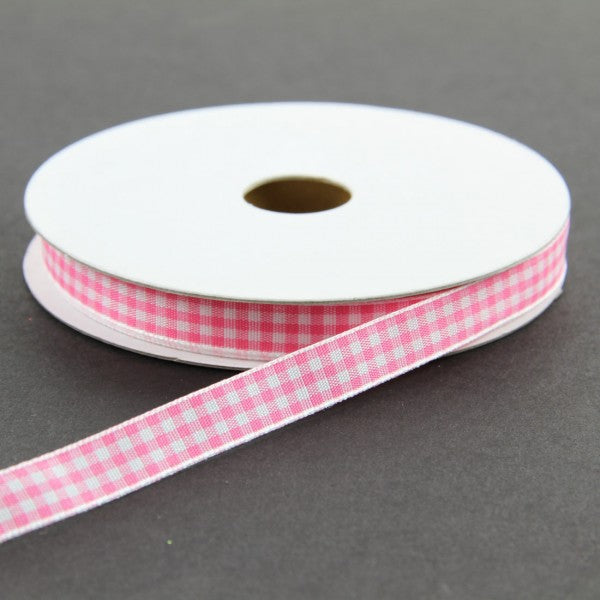 3/8"X25YD GINGHAM RBBN A25