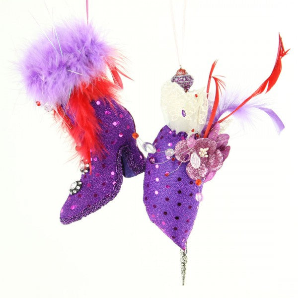 8.5"STUFFED BOOT ORNA ASST A5