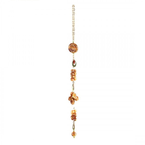 16.5"-17"ORNA AMBER/GLD A4
