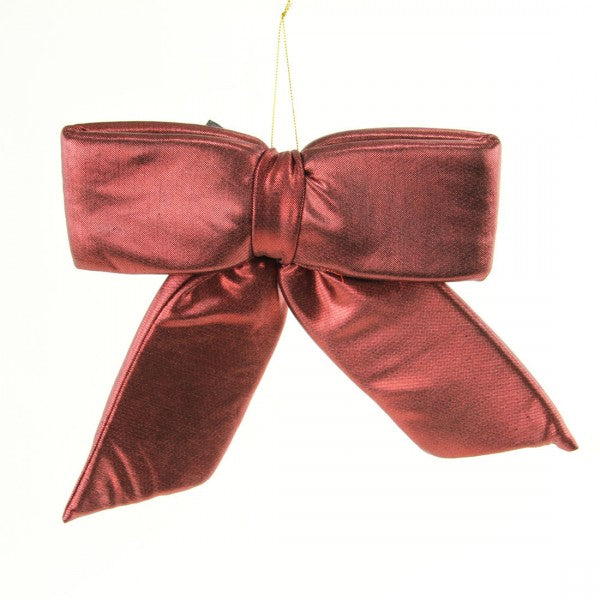 8"X8"X3"FABRIC BOW ORNA A4