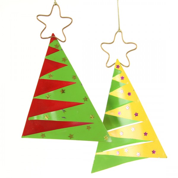 7.25"TINSHEET TREE ASST A4