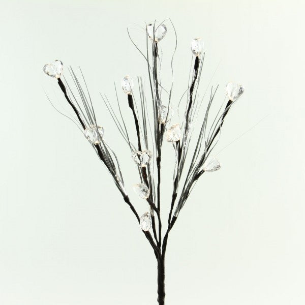 24.5"HEART B/O LED SPRAY