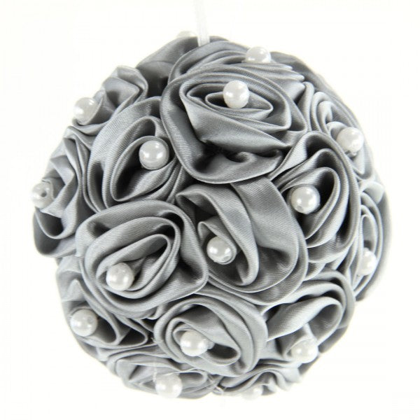 3.94"POLY ROSE BALL ORN A4