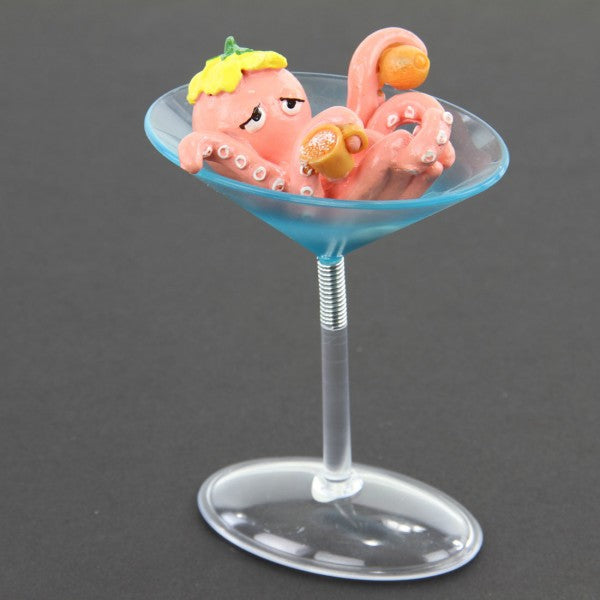 5"CROC/OCTOP IN CUP ORN A4