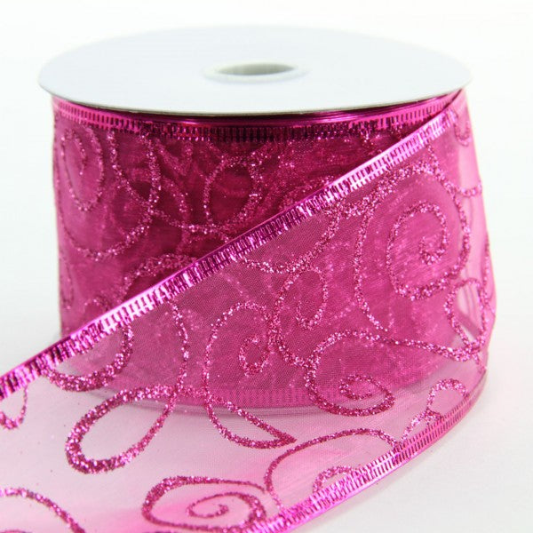 2.5"X10YD SHEER MAGENTA A4