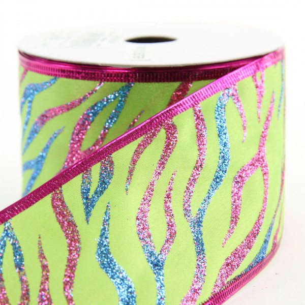2.5"X10YD GLT.ZEBR PTTRN A25