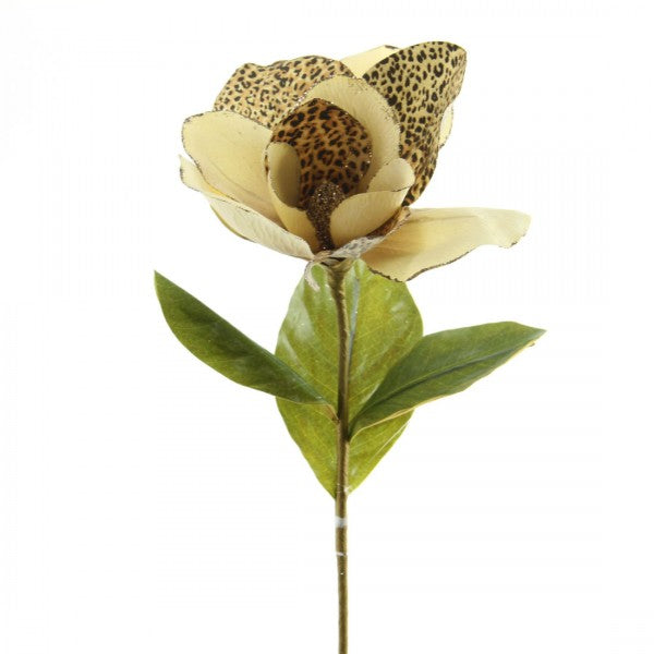 18"BURLAP SINGLE MAGNOLIA A4