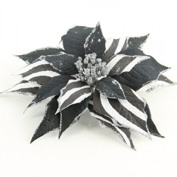 9"D POINSETTIA W/CLIP A4