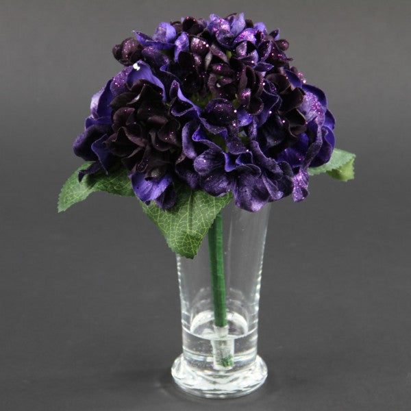 9.5"GLT.HYDRANGEA BQT W/VASE
