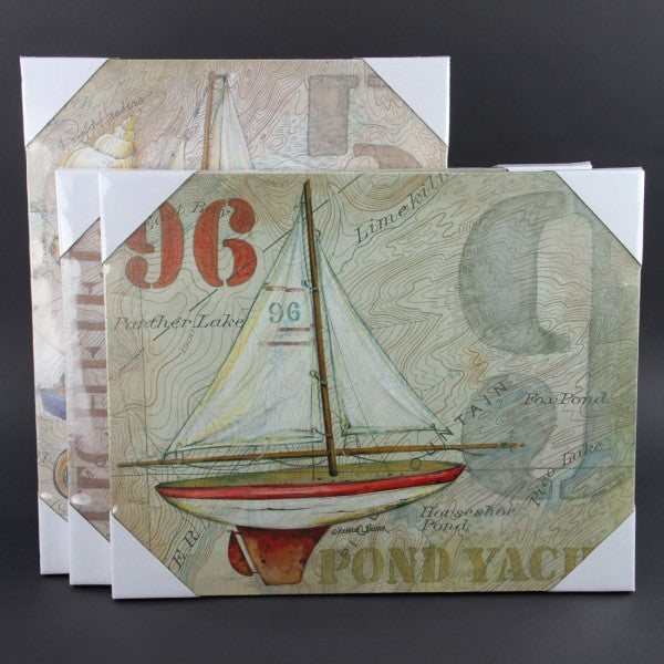 16"CANVAS SAILBOAT M25