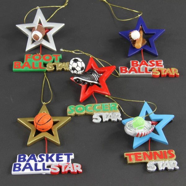 4"STAR/BALL ORNA A25
