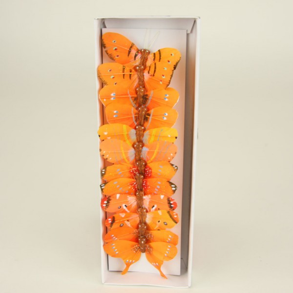 3" BUTTERFLY ORANGE 12/BX