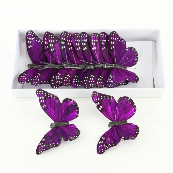 5"BUTTERFLY PURPLE 1DZ/BX