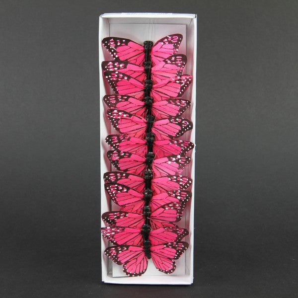 3"BUTTERFLY 12/BX DK.PINK