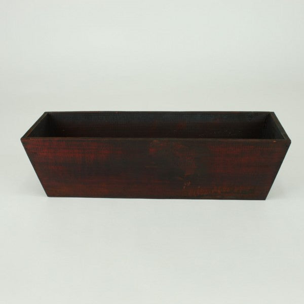 16"L MED WOOD WINDOW BOX BRN