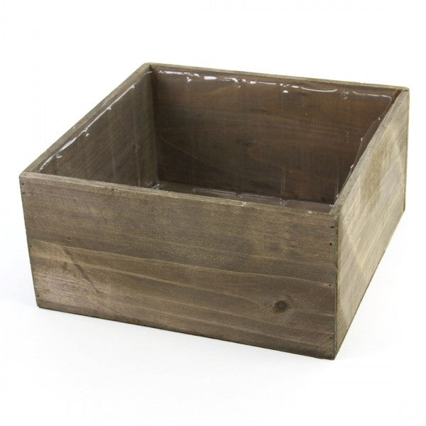 SQ.WOOD BOX S4 BROWN