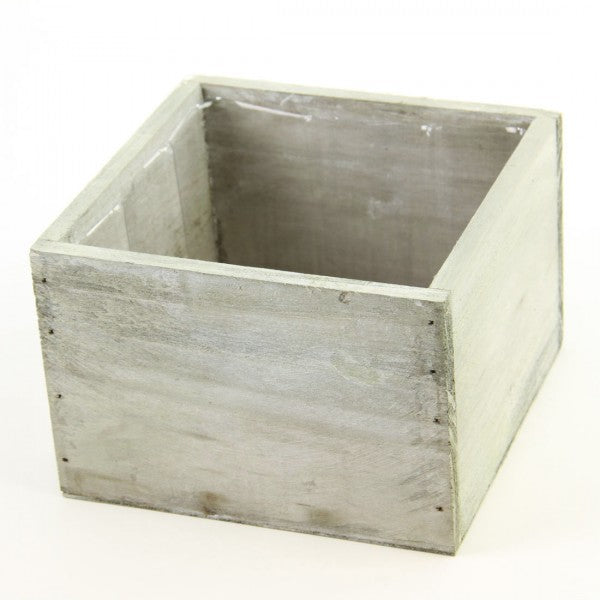 SQ.WOOD BOX S4 WHITE