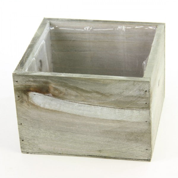 SQ.WOOD BOX S1 WHITE