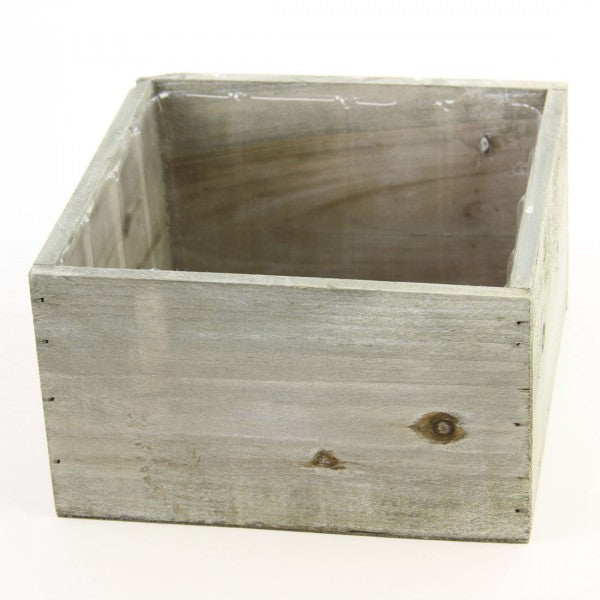 SQ.WOOD BOX S2 WHITE