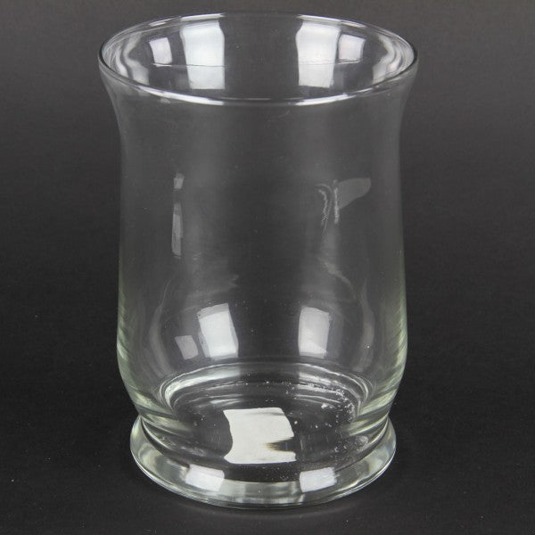 8" HURRICANE VASE 4/CS CRYSTAL