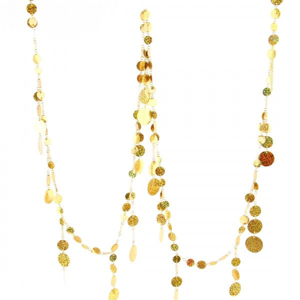 6' SEQUIN GARLAND GOLD A5