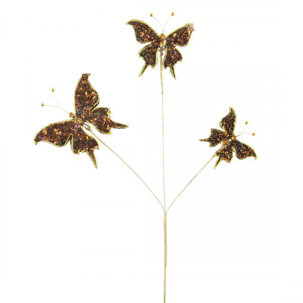 20 INCH BEAD AND SEQUENCE BUTTERFLY X3