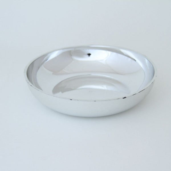 #612 ROUND TRAY 6" SILVER