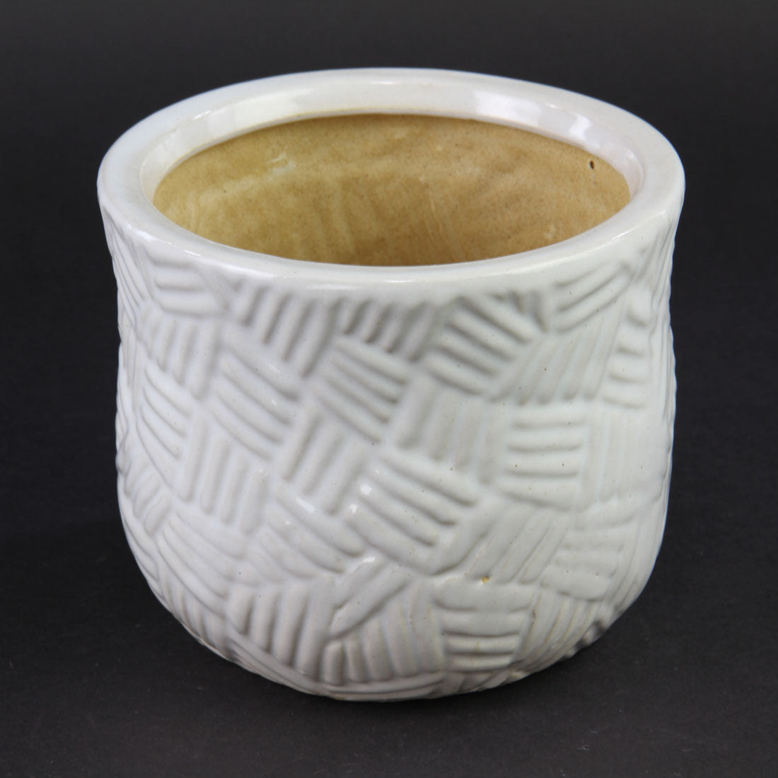 6"X5.5"PTTRN CERAMIC PLANTER