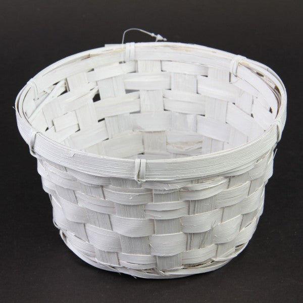 200 RND BAMBO TRAY WHITE