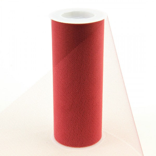 6"X25YD TULLE WINE