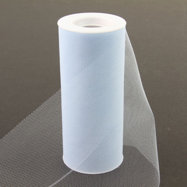6"X25YD TULLE LT.BLUE