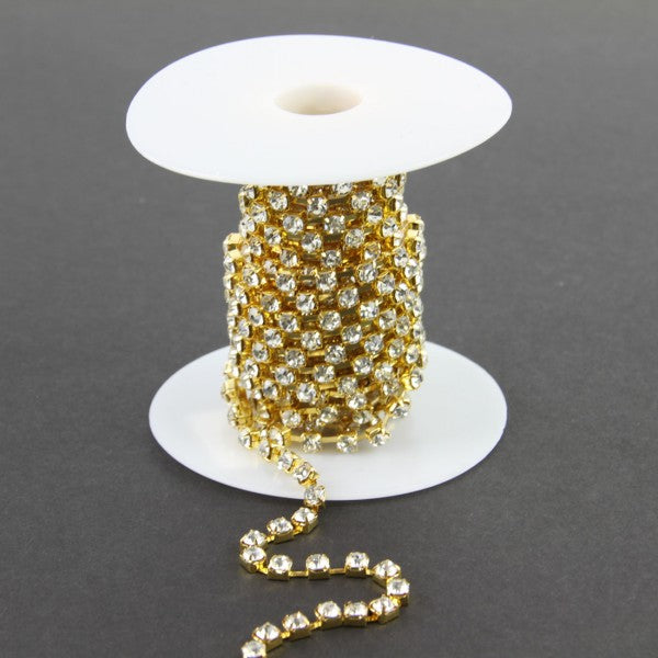 5MM RHINESTONE CHAIN 5YD