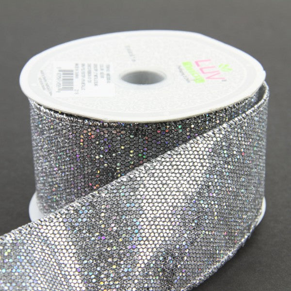 2"X10YD MET.BLING DISCO SILVER