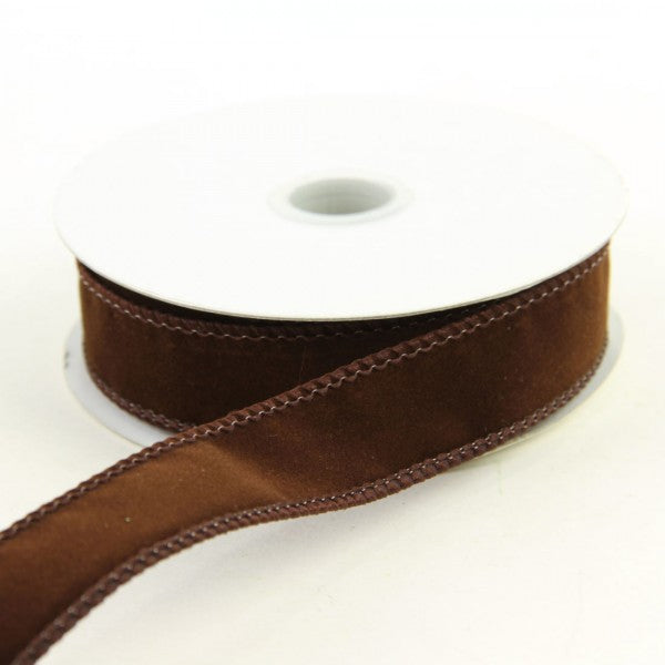 7/8"X10YD VELVET BROWN A4