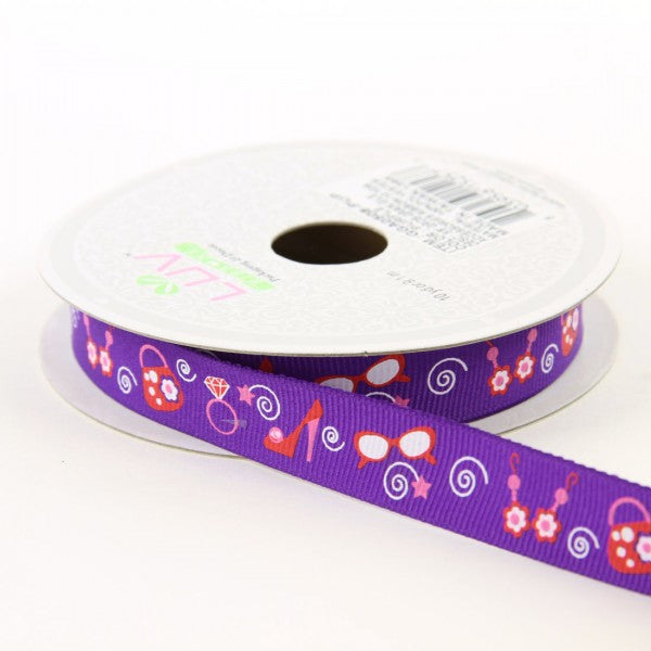 5/8"X10YD GROSGRAIN PURPLE A4