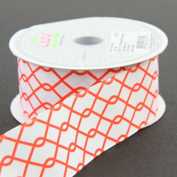 1.5" X 10 YD GROSGRAIN ZIG-ZAG RIBBON