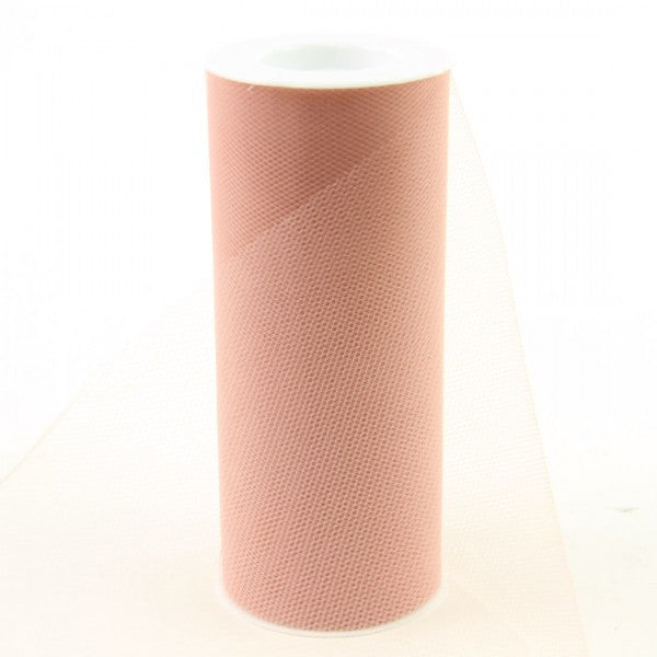 6"X25YD TULLE BLUSH