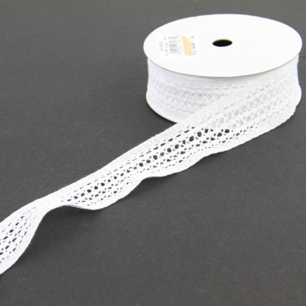 1.5"X5Y KNITTD COTTN LACE A4